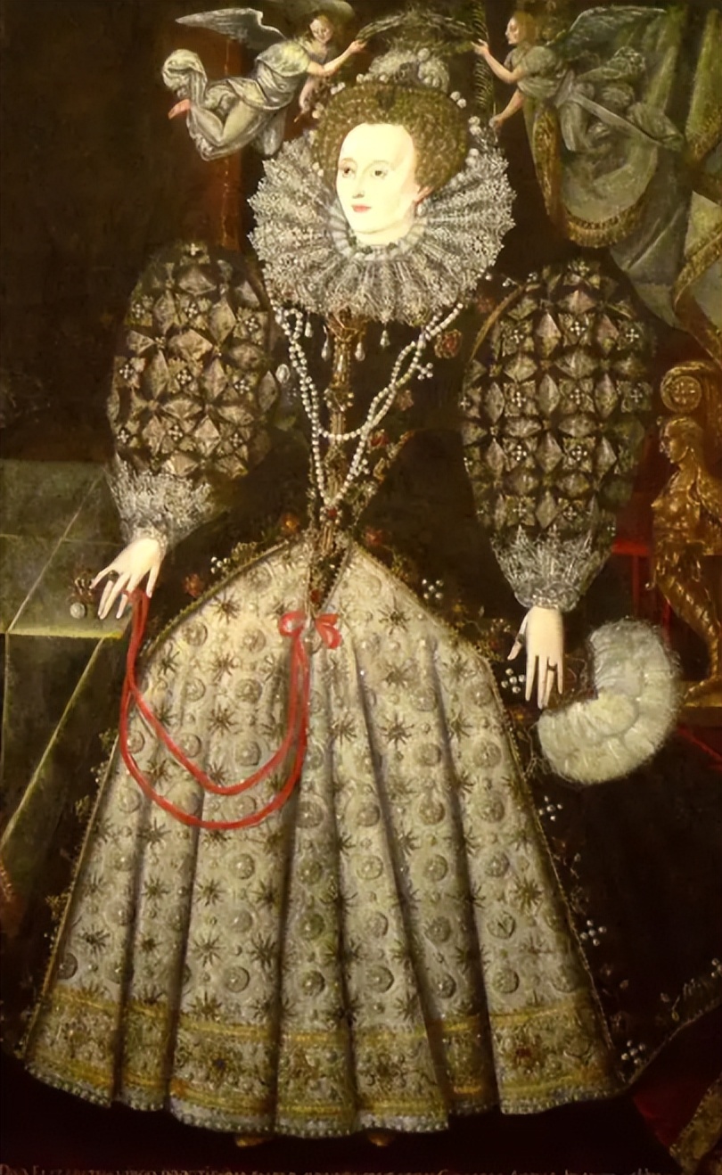 英国宫廷服装刺绣,英国伊丽莎白一世服饰