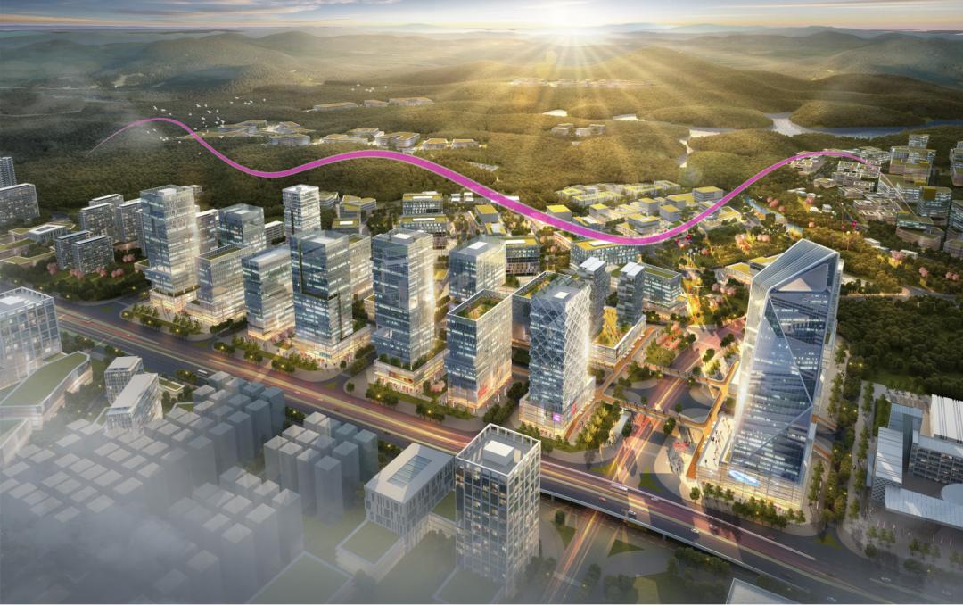 华为九龙山数字城项目,九龙山片区规划华为