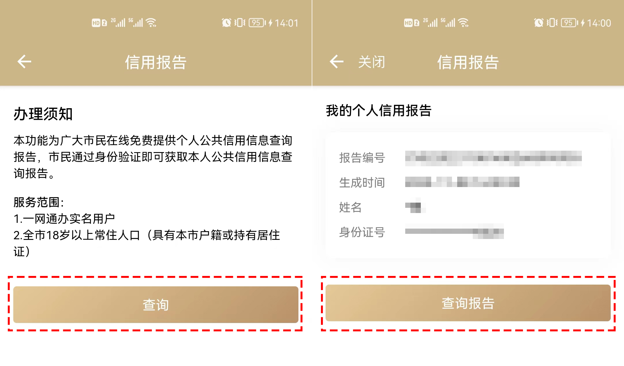 天府市民云查个人征信报告,天府市民云查询个人征信