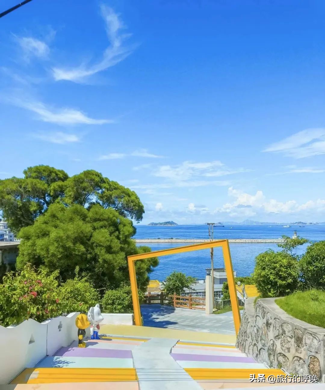 圣托里尼的绝美海岛,珠海圣托里尼海景度假美宿