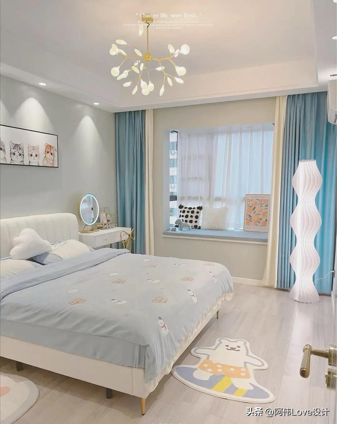 卧室刷墙颜色搭配,立邦漆卧室颜色搭配