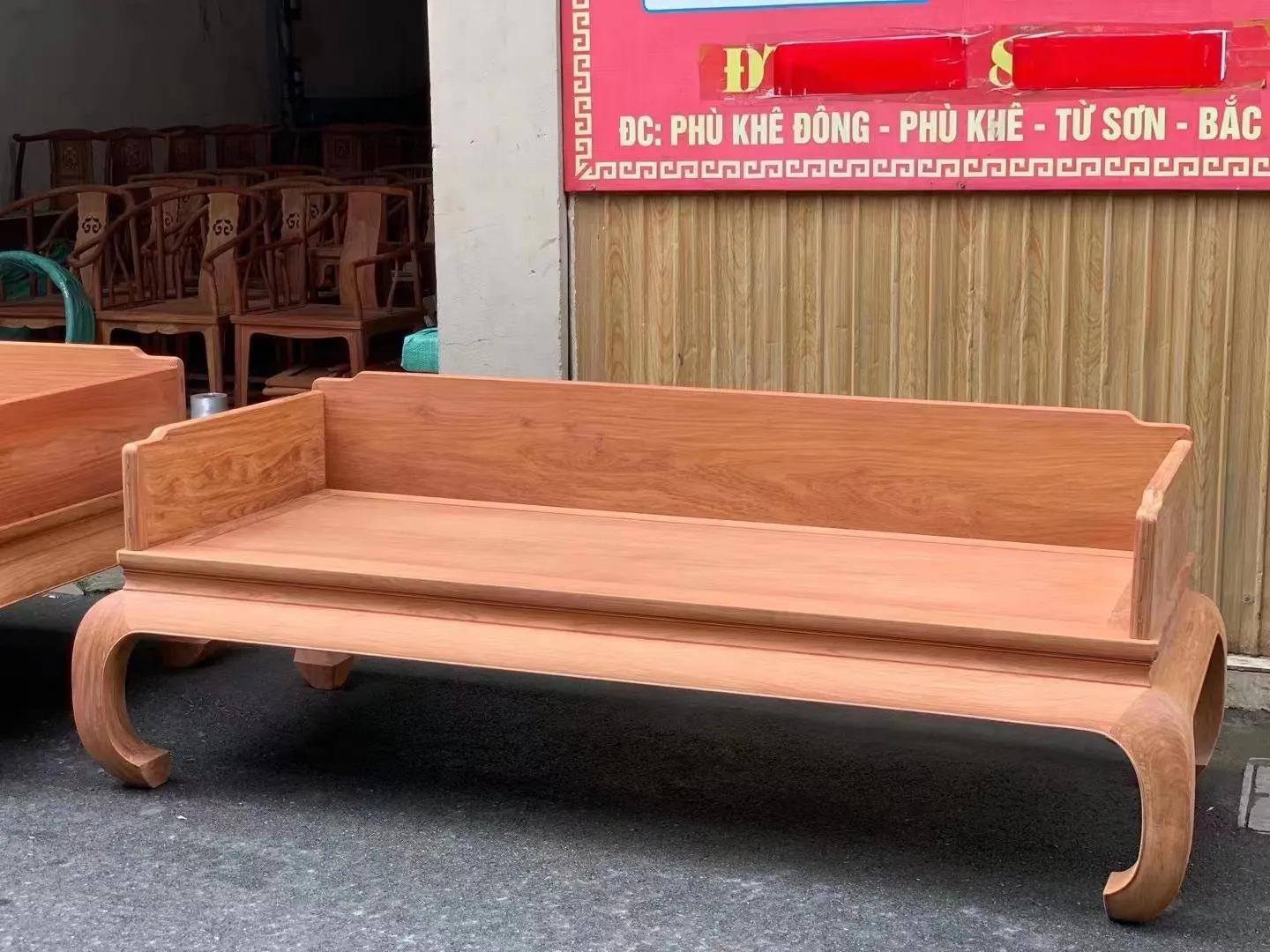 缅甸花梨曲尺罗汉床,缅甸花梨罗汉床红木家具厂家批发