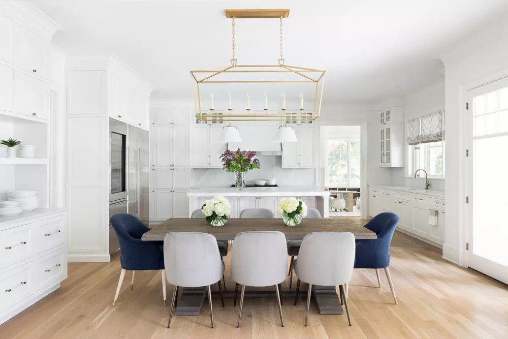 大户型轻奢餐桌椅搭配,今年最流行的餐桌椅组合