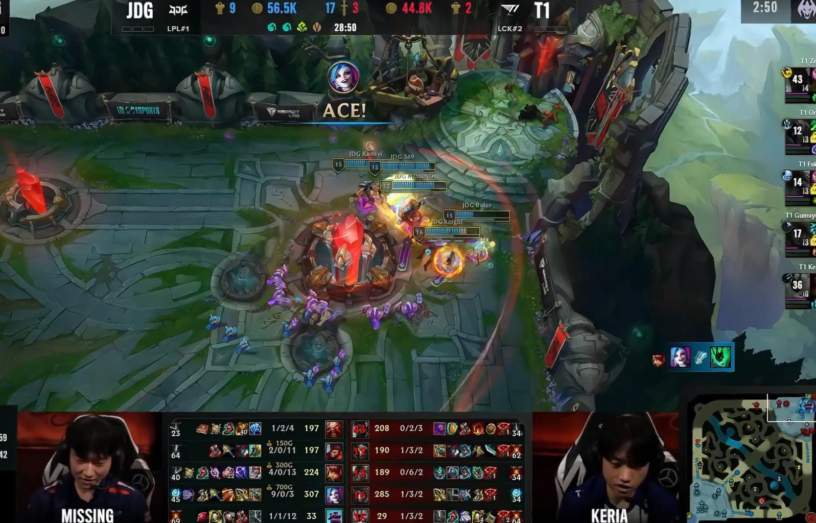 jdg止步4强faker,jdg左手knightfaker