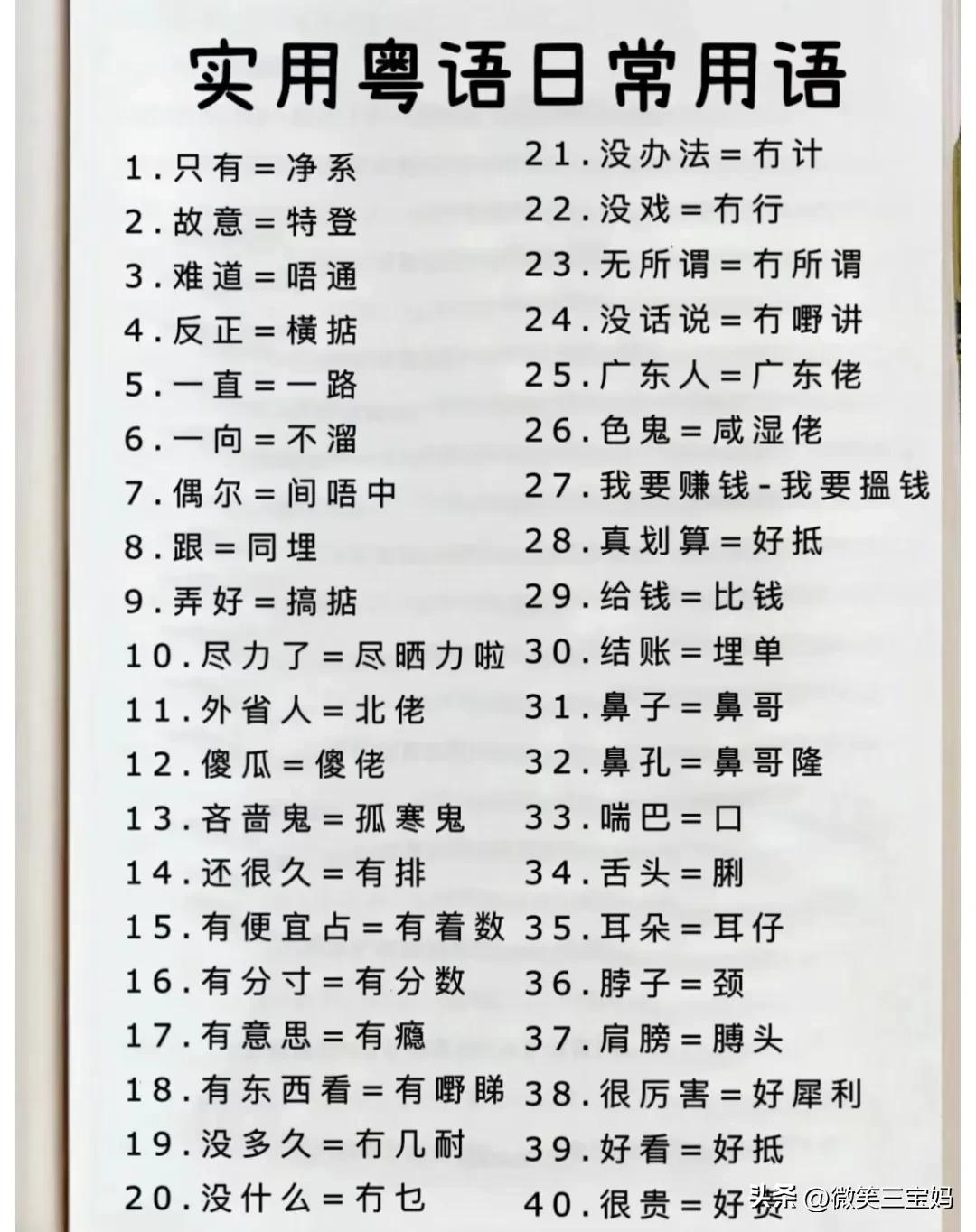 教你说广东话整人,教你说广东话的应用