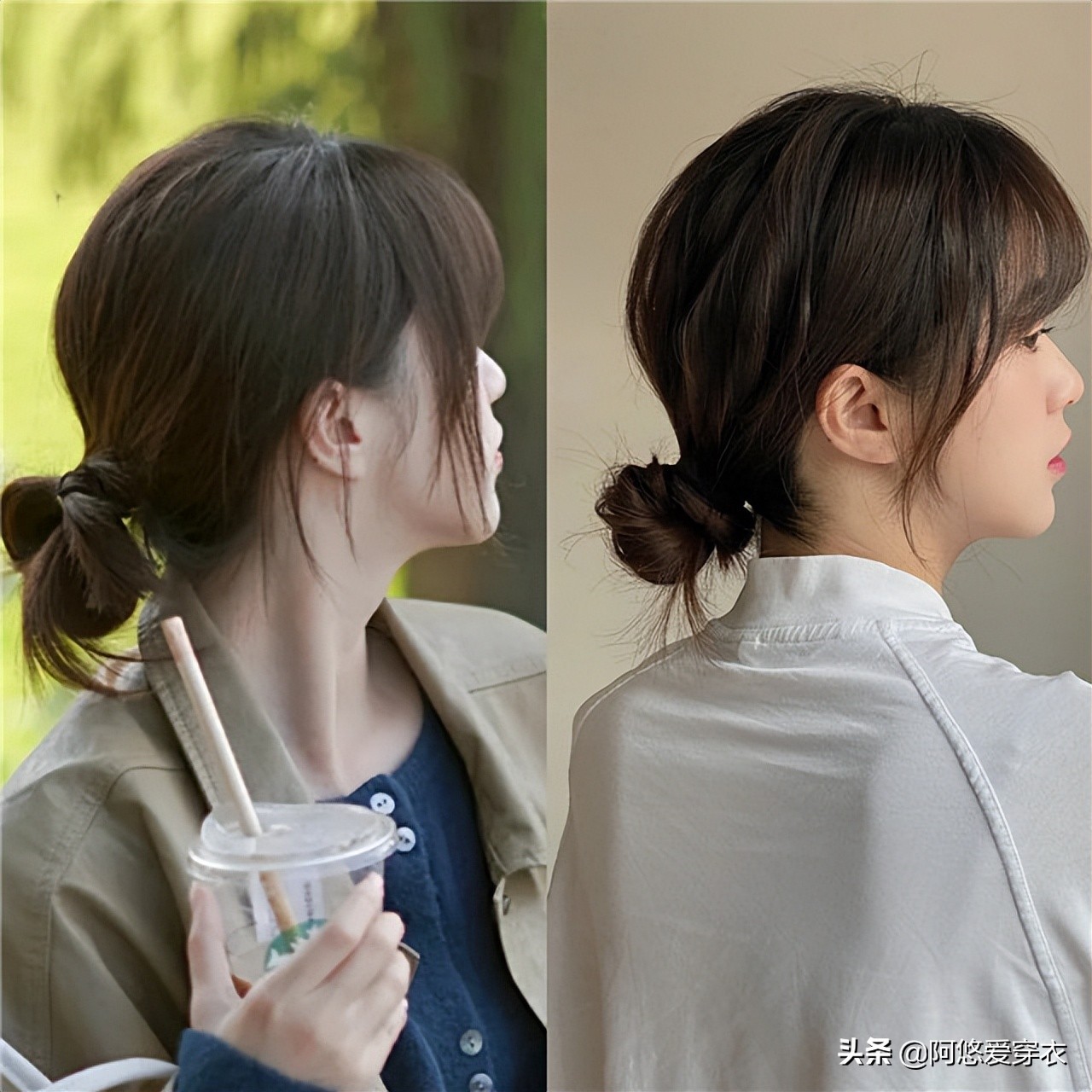 头发特别短扎头发简单好看9-12岁,别再披头发了这3款扎发才好看