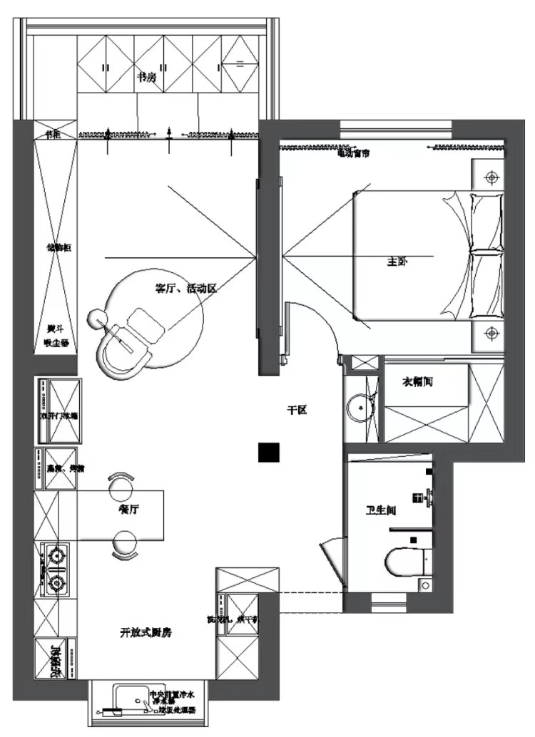 60平纯白极简独居室，原来这么减压