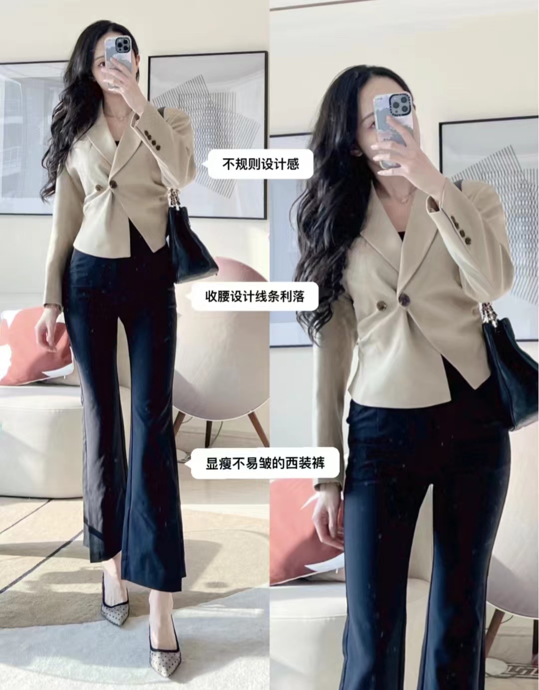 男士卡其色西装配什么裤子好看,卡其色裤子可否搭奶黄色西装