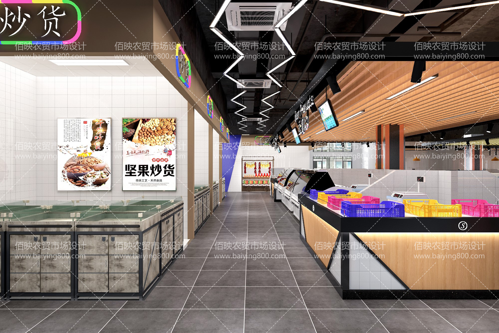 宿迁蔡集镇农贸市场最新规划,室内农贸市场规划设计方案