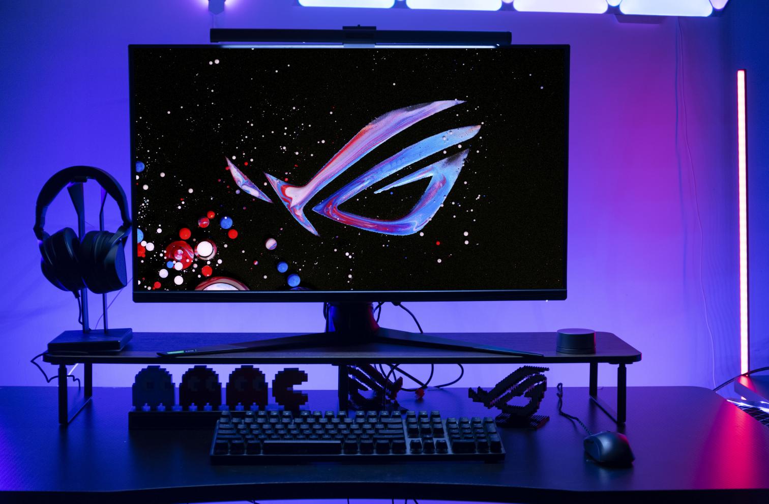 华硕电竞显示器怎么调,游戏玩家电脑显示器最佳配置