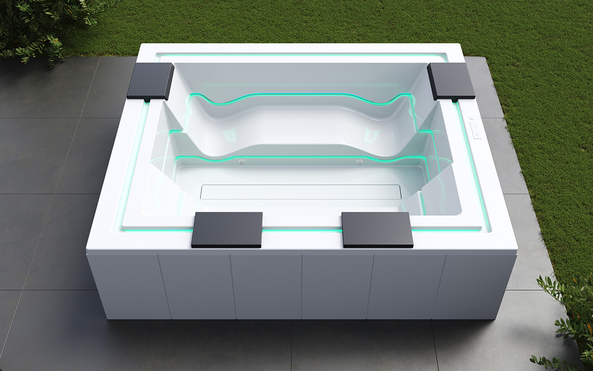 水力按摩浴缸有用吗,实用的智能按摩浴缸