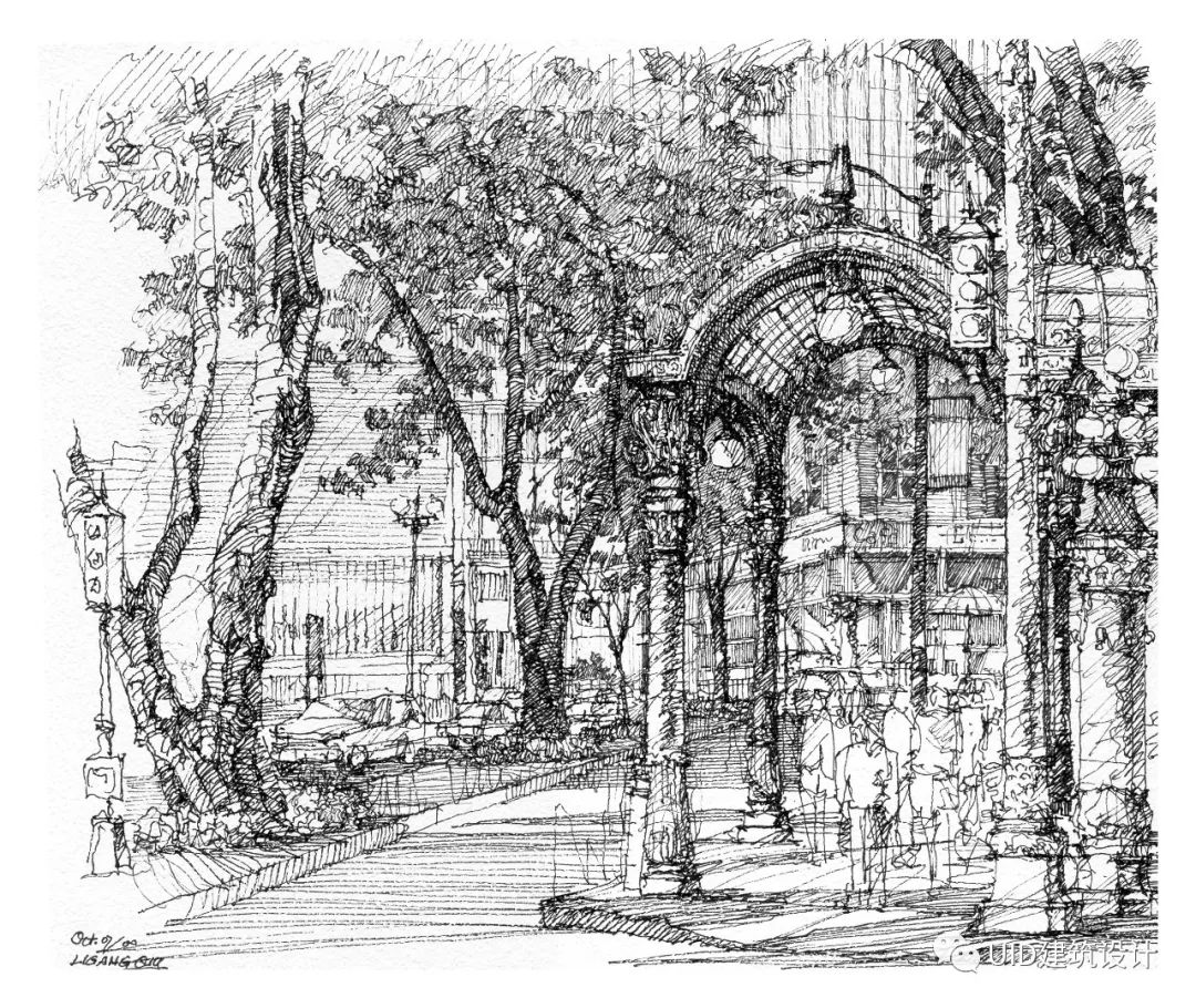 埃及旅游手绘,丹麦旅游手绘图