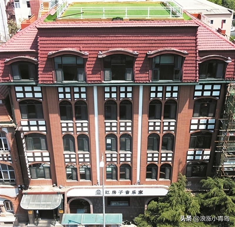 精美法式红房子建筑,青岛红房子德式建筑