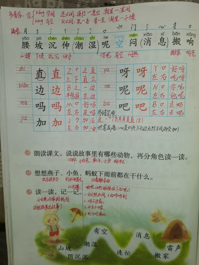 一年级下册要下雨了生字教学视频,一年级下册语文要下雨了教学视频