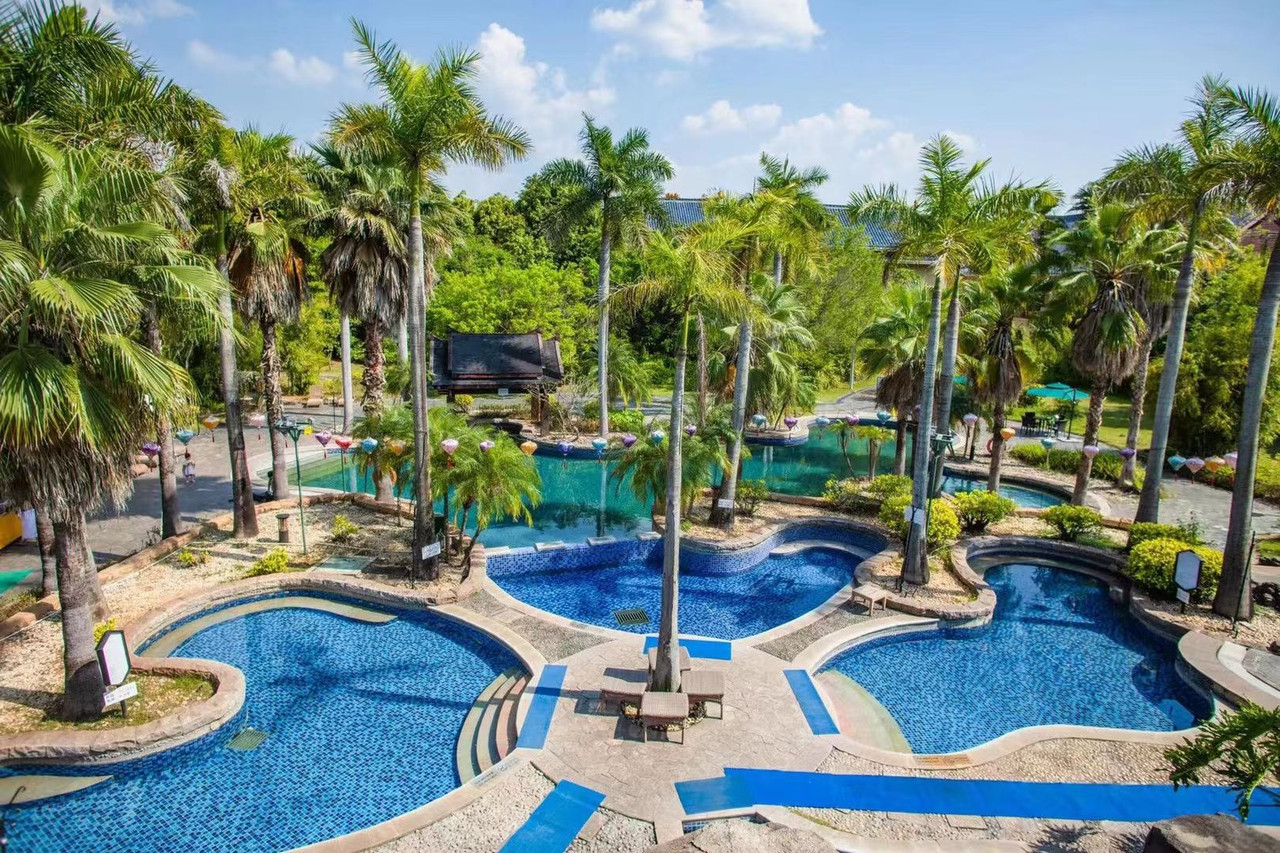 惠州带水上乐园的温泉酒店,惠州温泉水上乐园一体的度假村