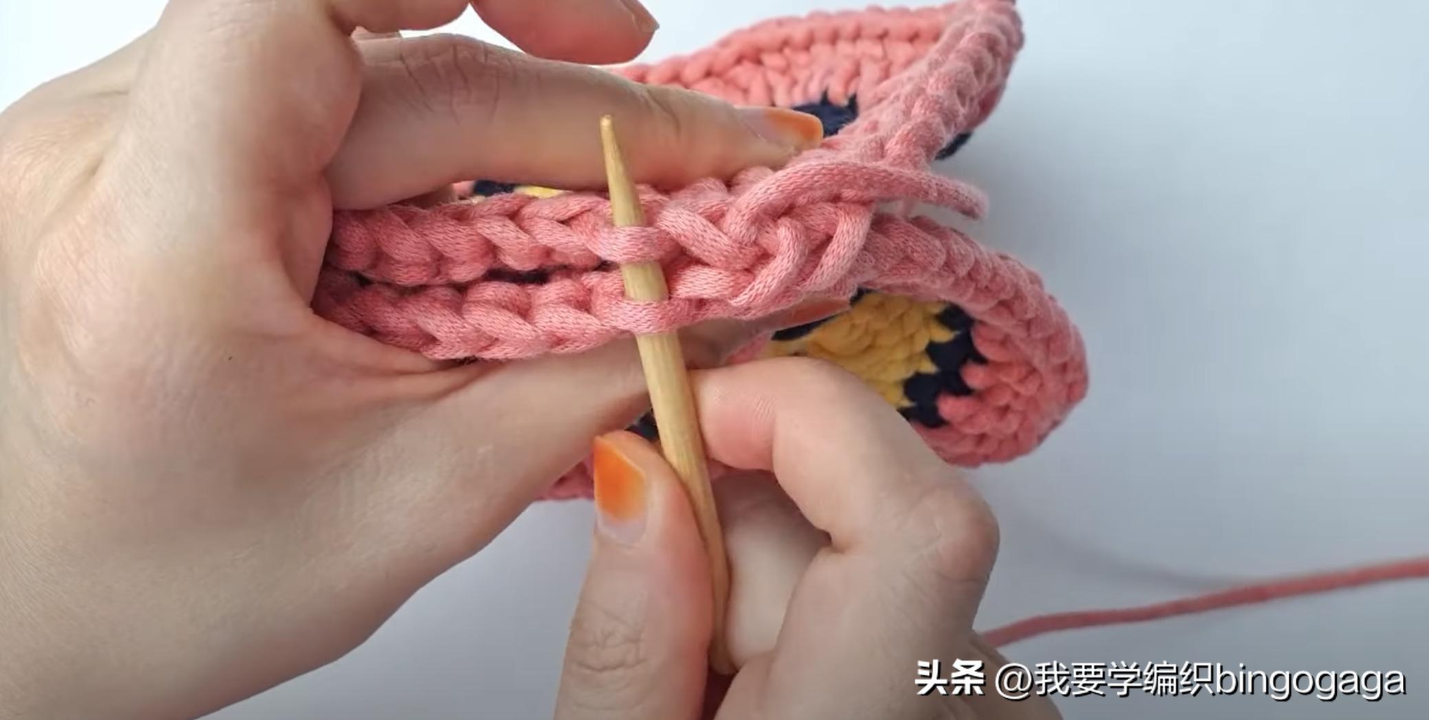 祖母方格小包包拼接编织教程,方形镂空小花包编织教程