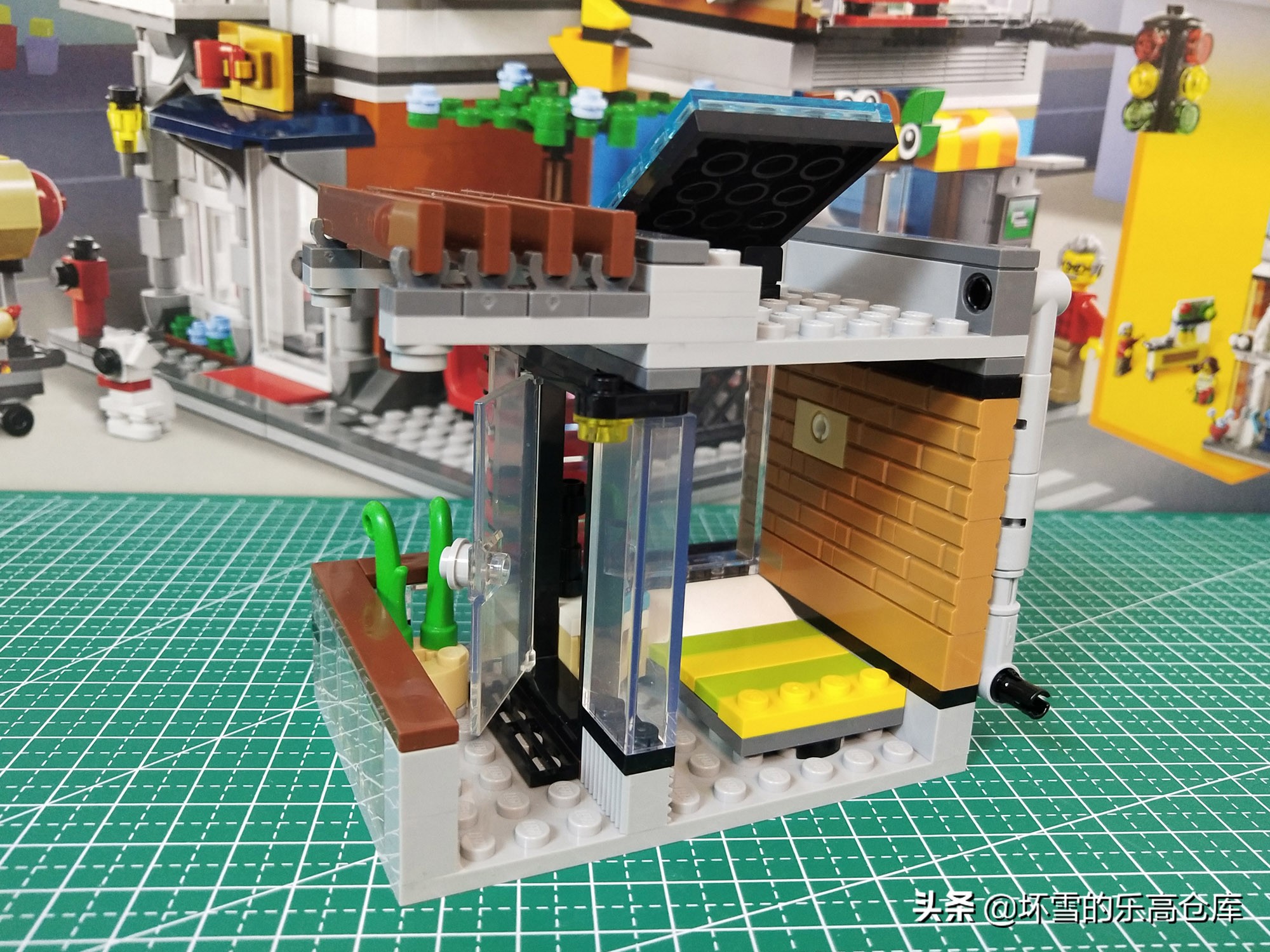 又大又炫酷的城市乐高,乐高创意百变街