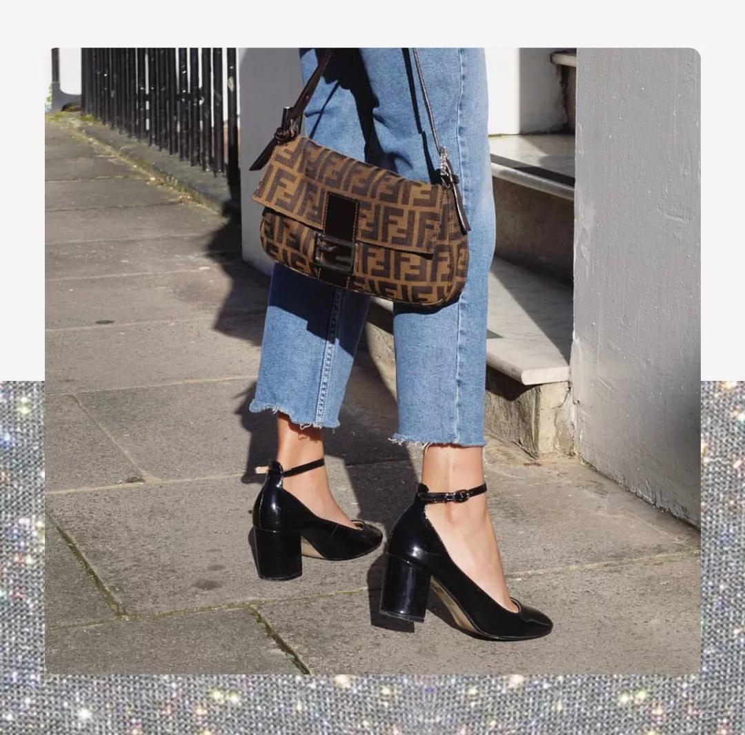 芬迪vintage老花盒子包,芬迪经典老花包