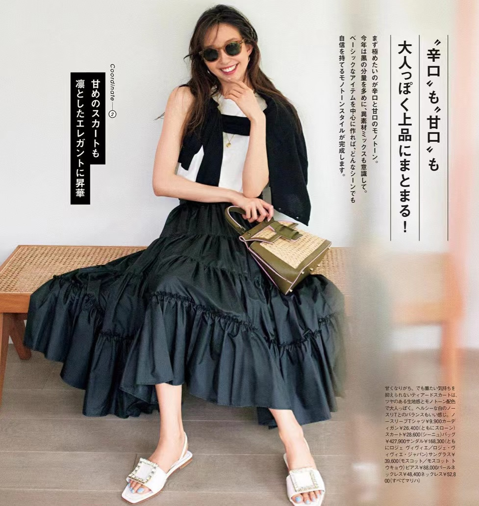 又美又飒黑色系甜酷辣妹穿搭,全黑look怎么搭配才又飒又美组图