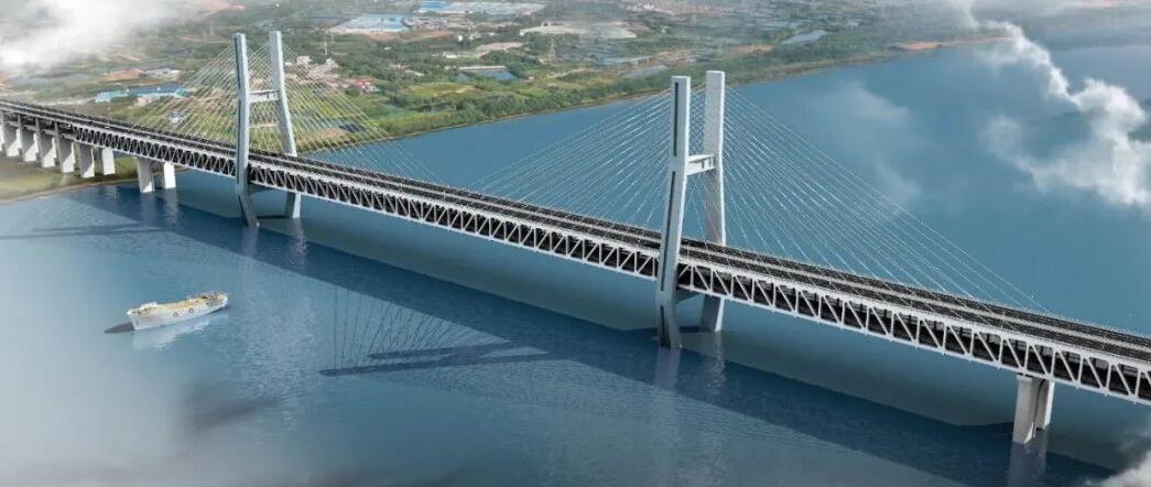 新中国第一座公铁两用的长江大桥,江苏常泰公铁两用长江大桥