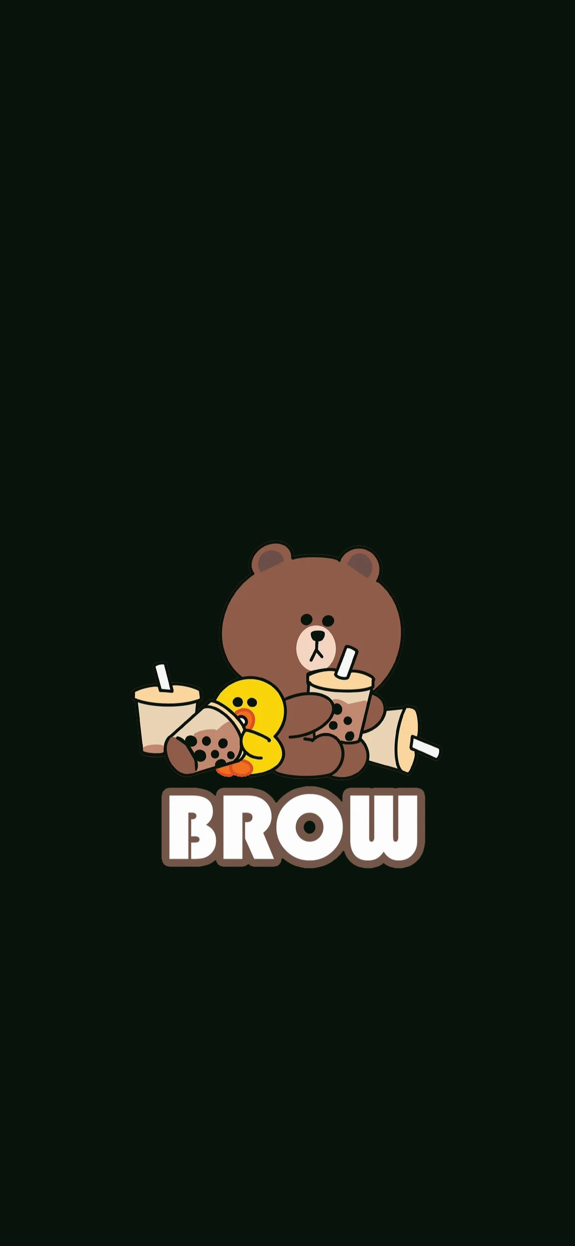 布朗熊和可妮兔壁纸,可妮兔布朗熊两个的手机壁纸