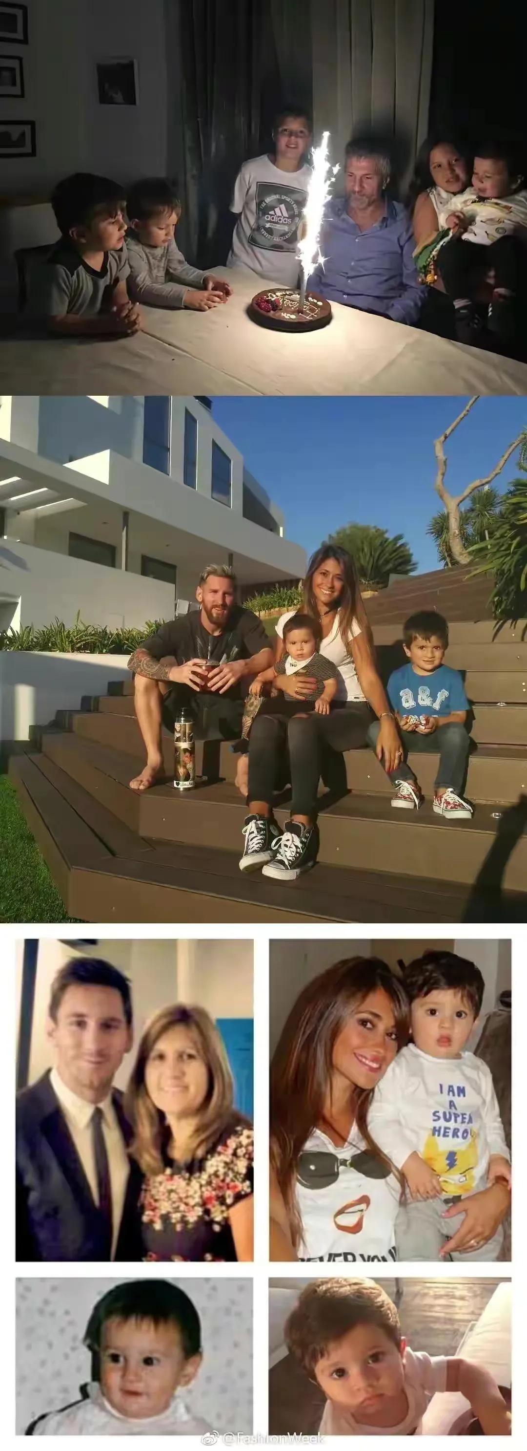 梅西的成功离不开他的家人,梅西夺冠时刻家人伴其左右