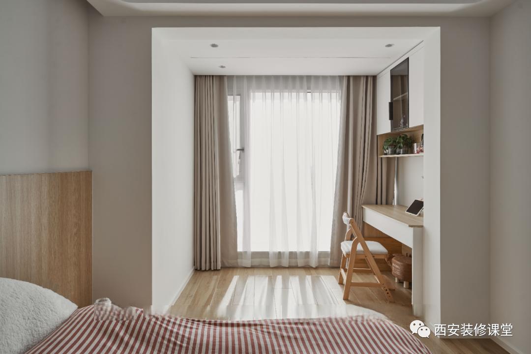 三房二厅北欧原木,130平方三室一厅轻奢极简