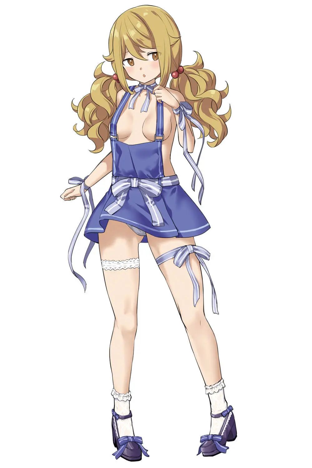 如何绘制日常性感服装“Salopette”基于性感安排