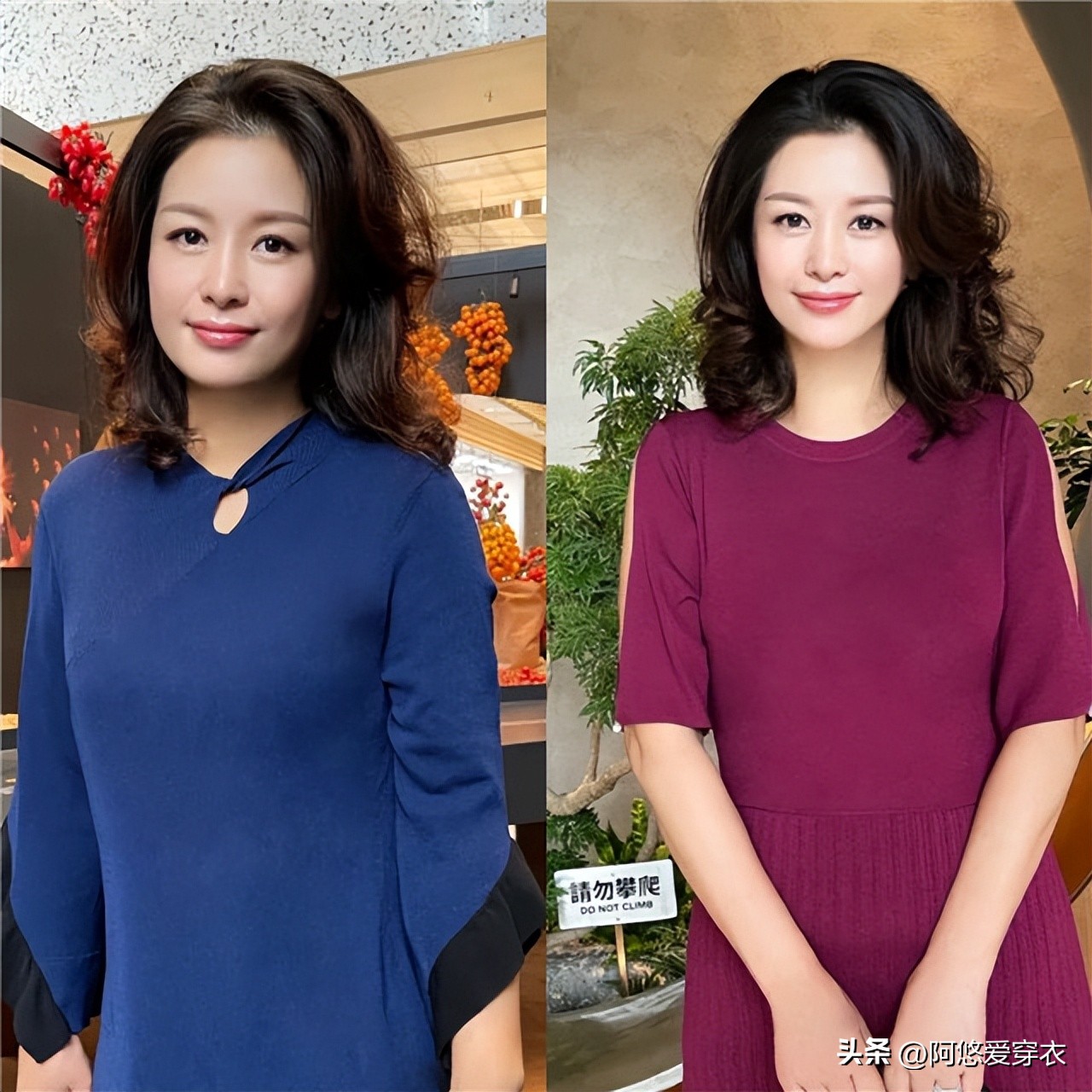 40岁女头发少适合烫小卷短发型,女人过了50岁发型首选烫小卷