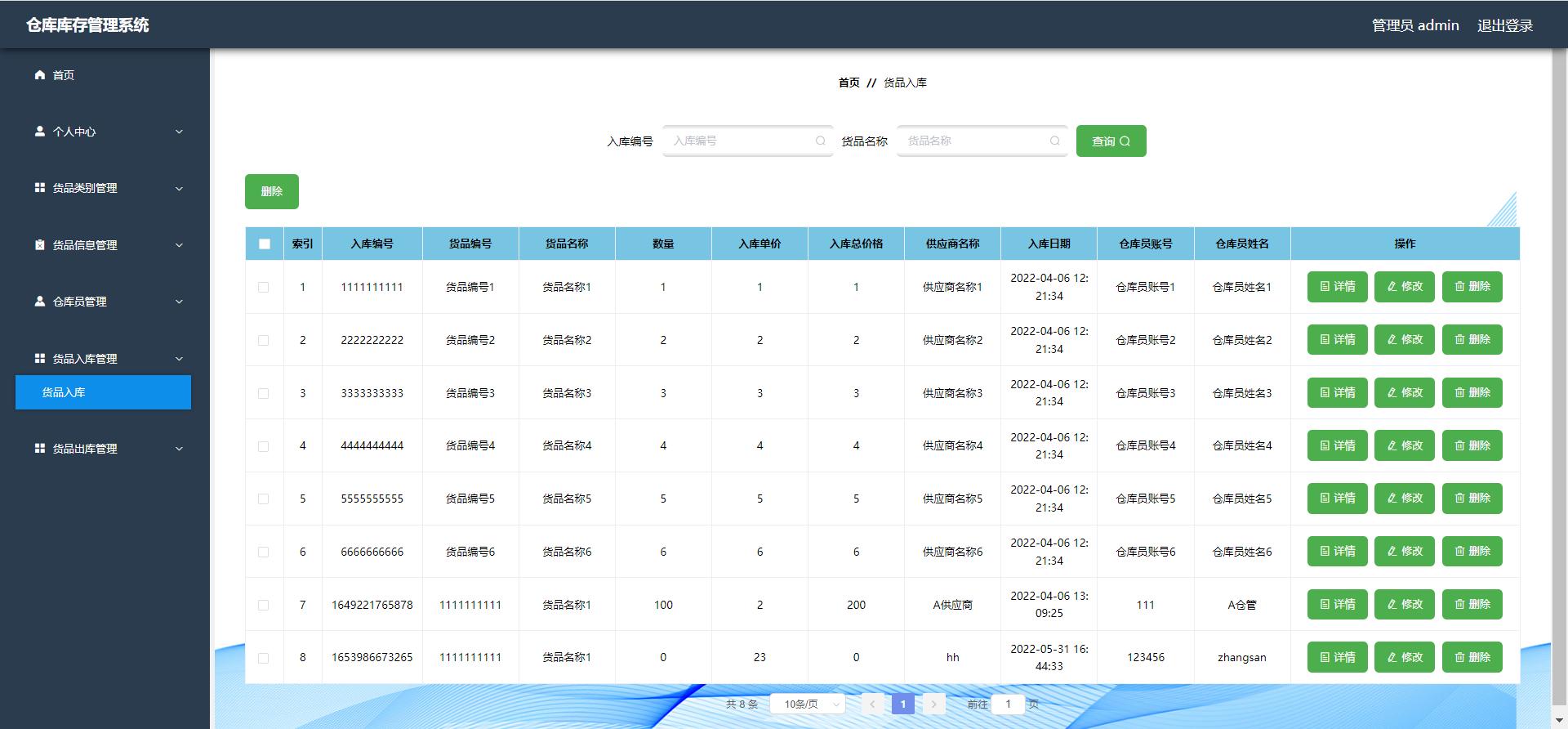 python仓库库存管理系统,python开发库存管理软件