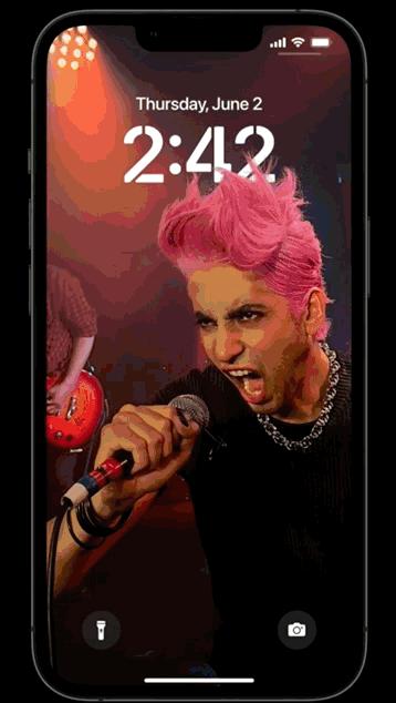 ios16升级后锁屏模糊,ios16升级后屏幕出现乱色