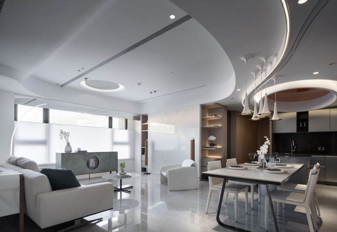 125㎡客餐厅全开放，美貌又透亮！家像艺廊，医生夫妻大爱
