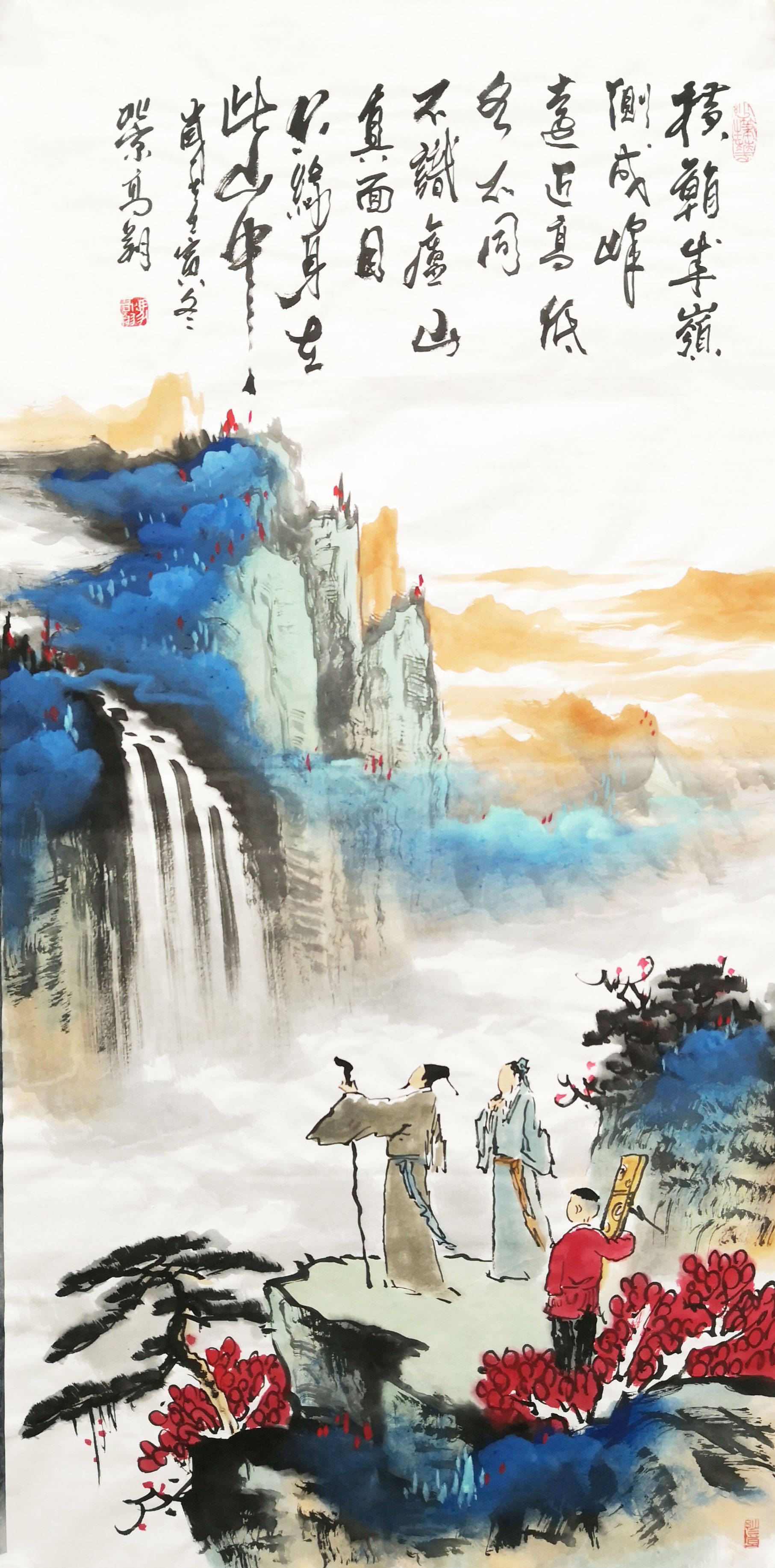 冯高翔人物画,冯高翔书画家