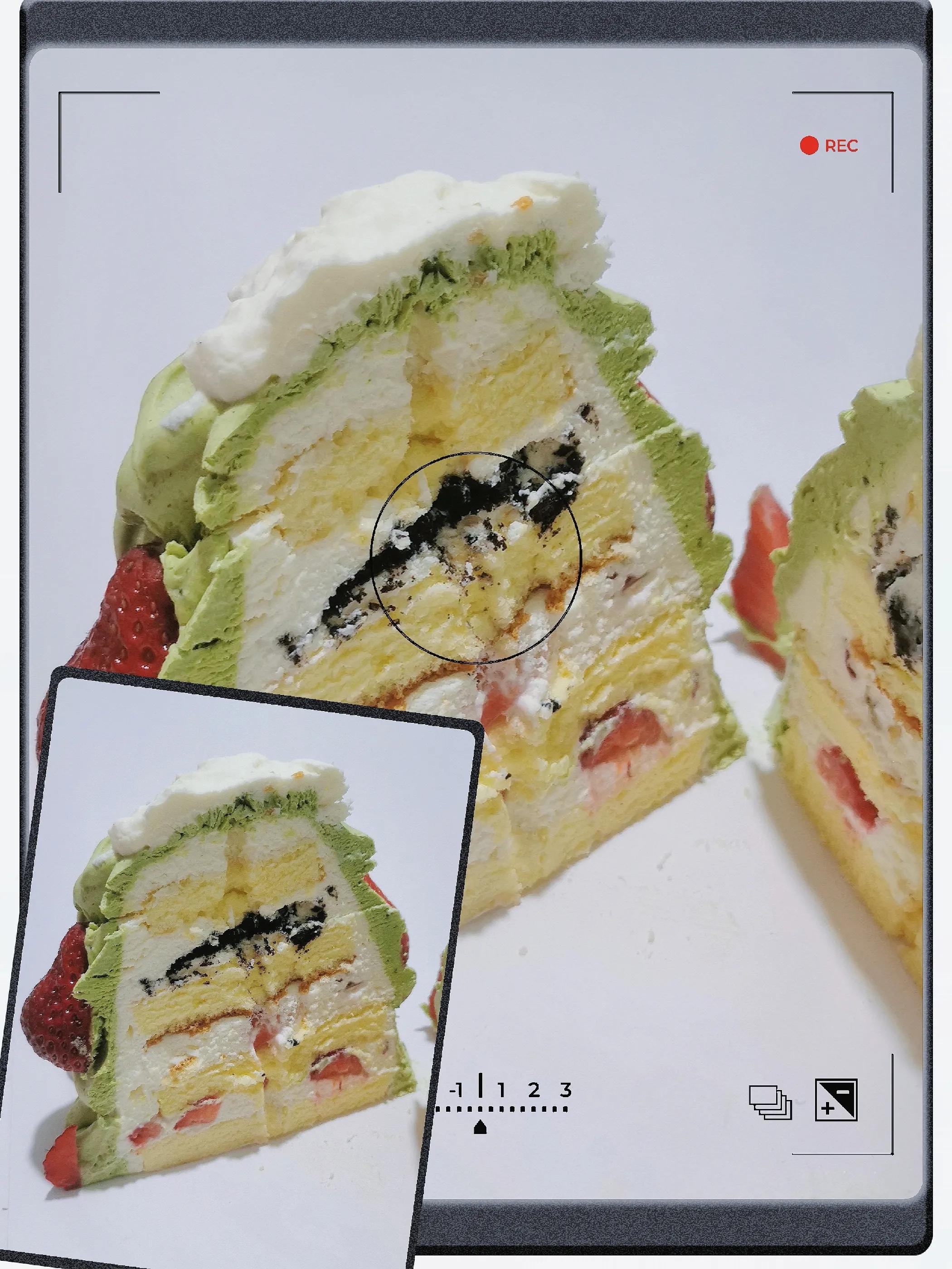 草莓蛋糕圣诞树,圣诞节草莓圣诞树蛋糕