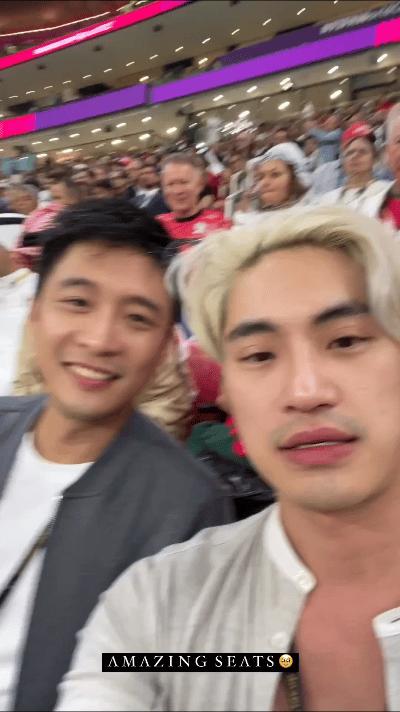 霍启山卡塔尔看球视频,霍启山卡塔尔球赛