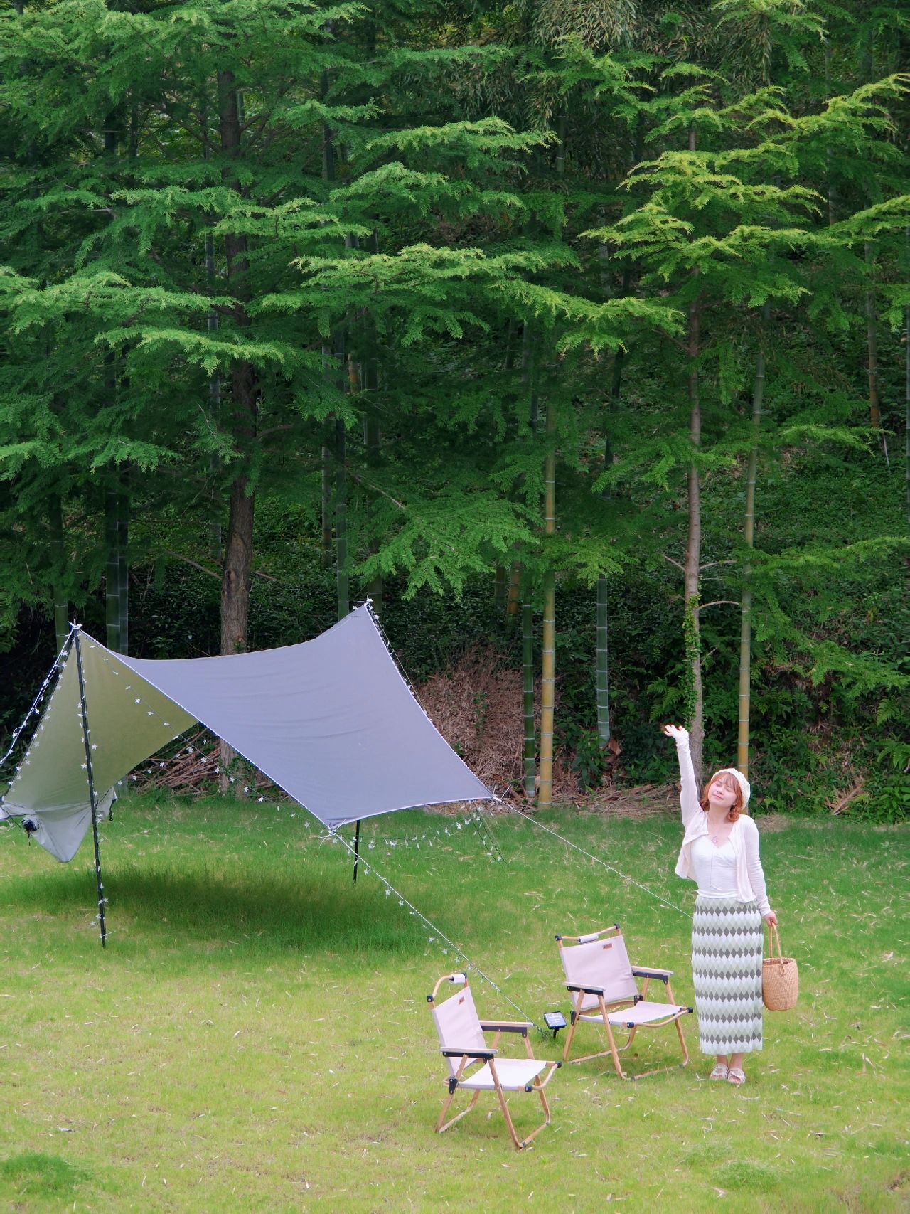 杭州海边露营旅行,杭州出发一小时静谧山水好露营
