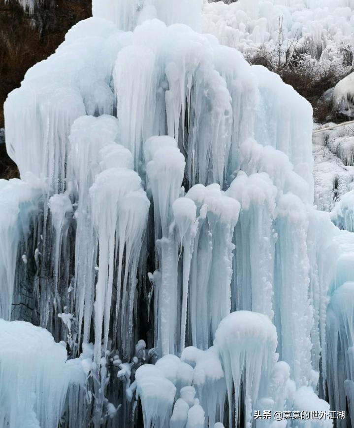 京西第一冰瀑,门头沟京西古道冰瀑