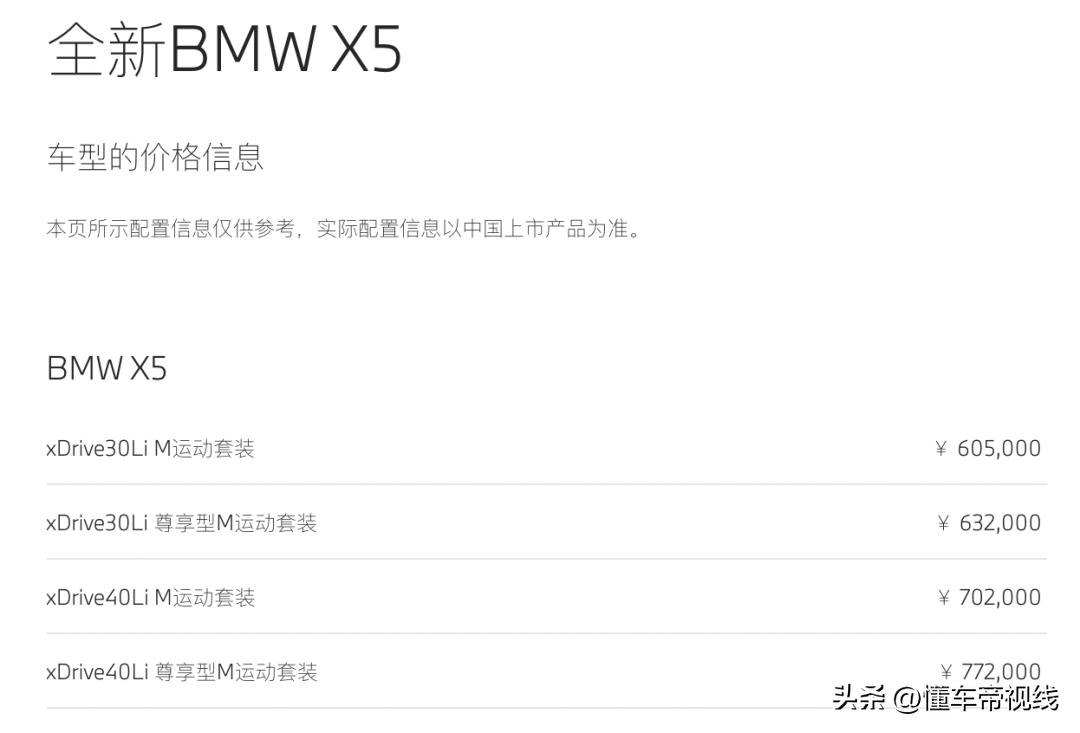 宝马x5新车降价最新消息,宝马x5l国产2022款3.0t价格表