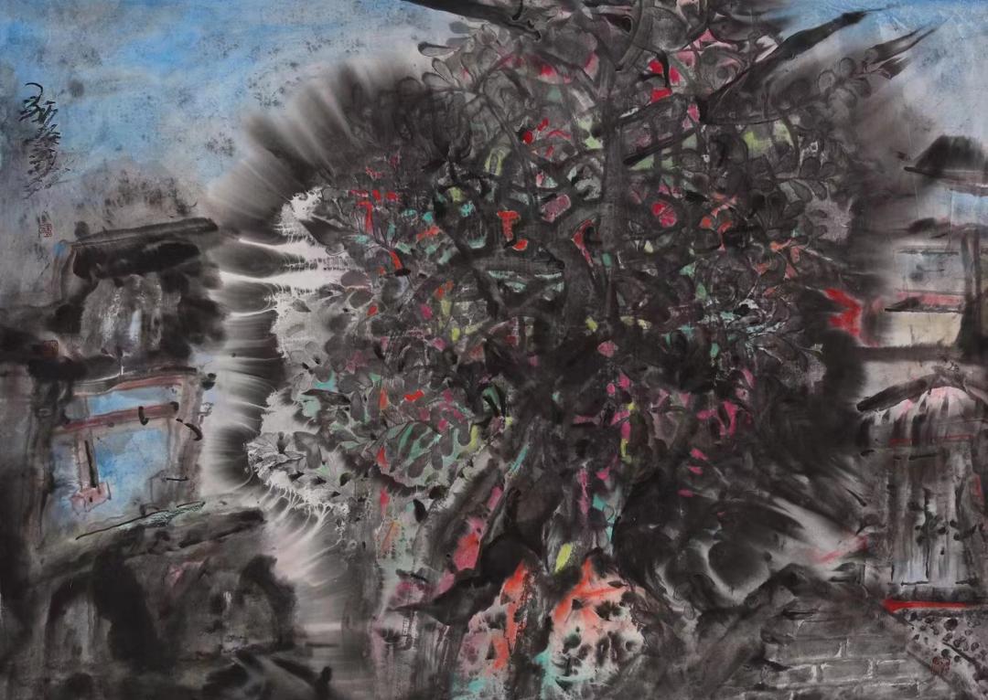 刘鸣水墨画欣赏,当代名家水墨人物画作品欣赏