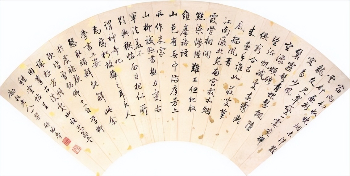 湖庄消夏历代名家扇面作品展,历代名家山水扇面作品