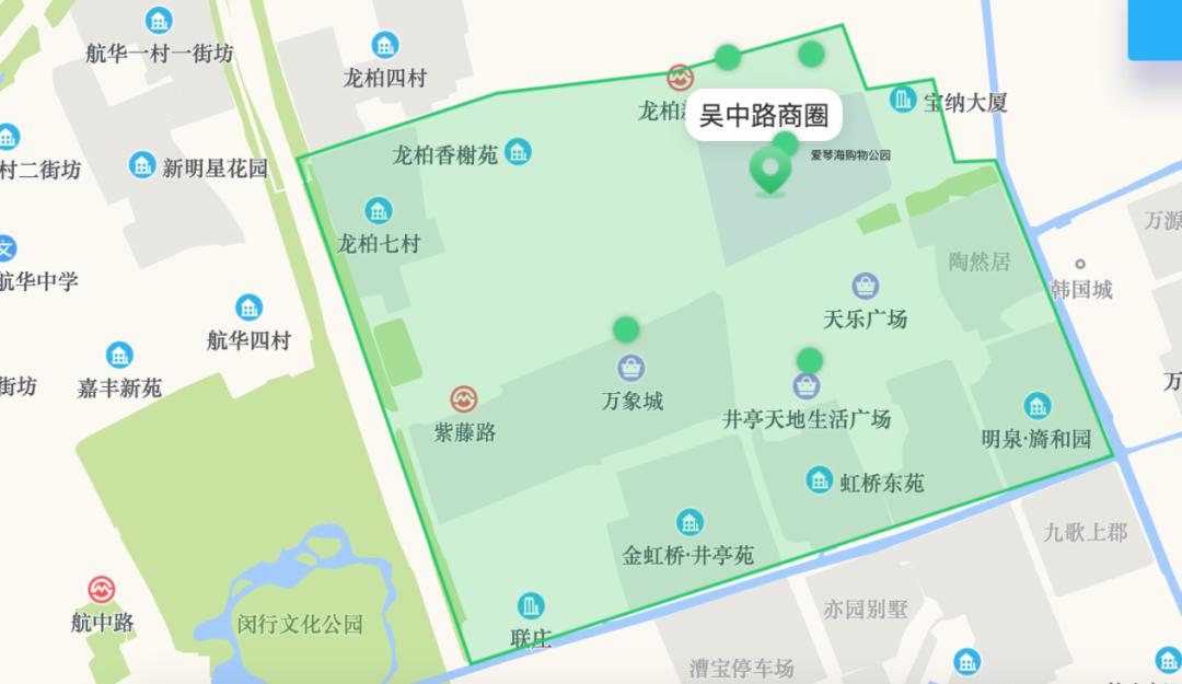 上海各大区的商圈,上海市区各大商圈