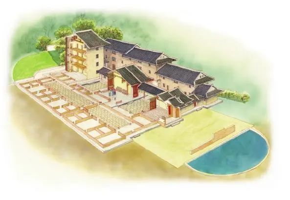 上三间下二廊客家民居建筑,中国传统民居建筑集