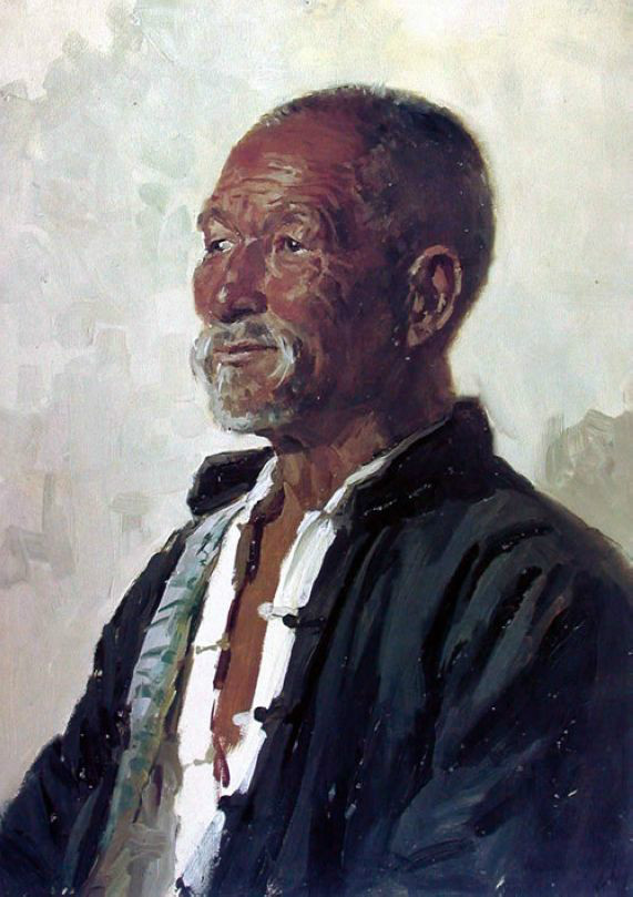 我国现代画家王式廓的油画素描稿,王式廓井冈山会师油画创作背景