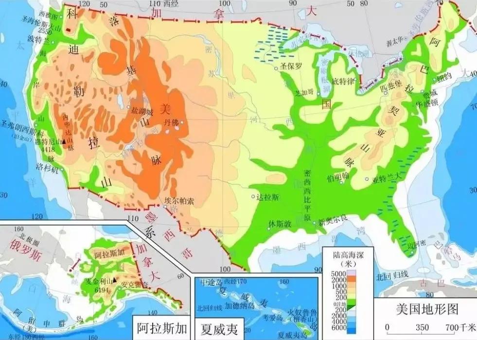 点赞科普带你看美国地理历史,深度解密美国地理