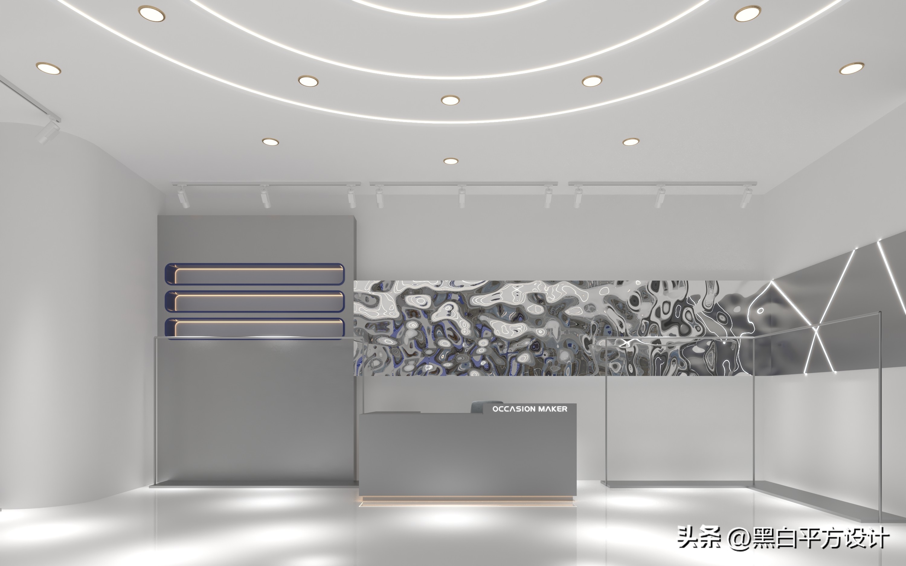 现代轻奢潮牌男装店设计