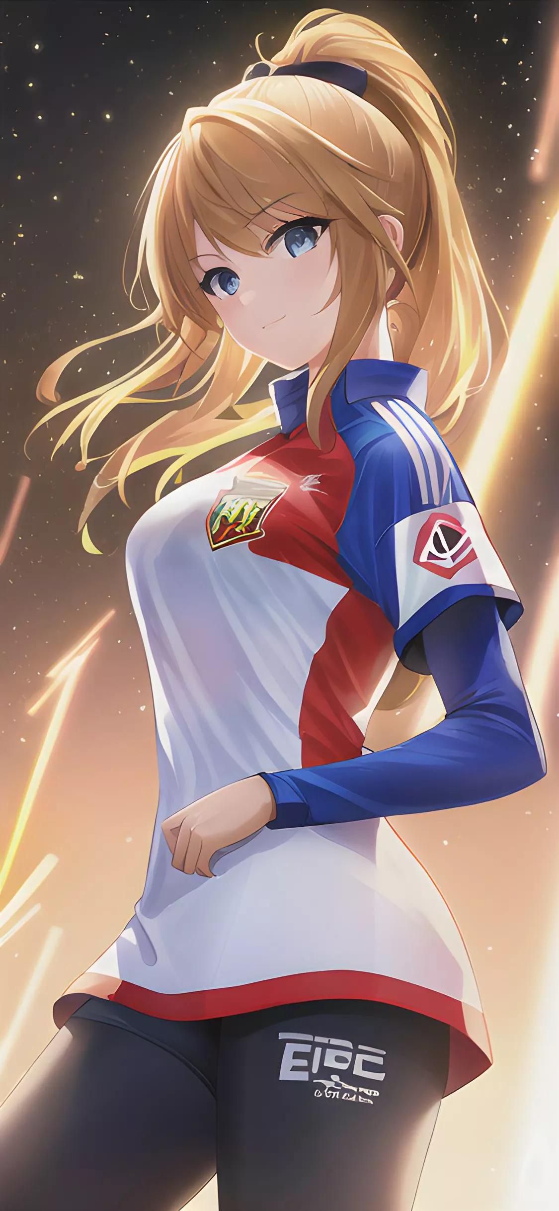 世界杯足球ai绘画,ai绘画二次元足球宝贝