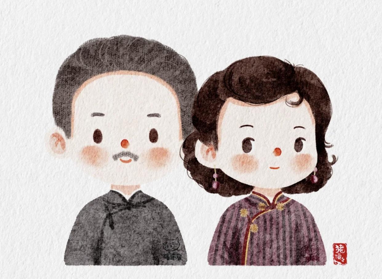 影视剧中的插画,影视剧里的人物插画