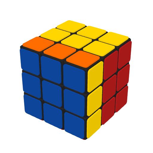 魔方转动字母示意图,三阶魔方公式字母的意思