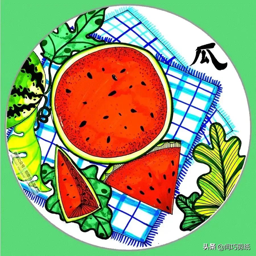 简单又好看的儿童创意画,儿童绘画创意4-6岁水彩笔或蜡笔