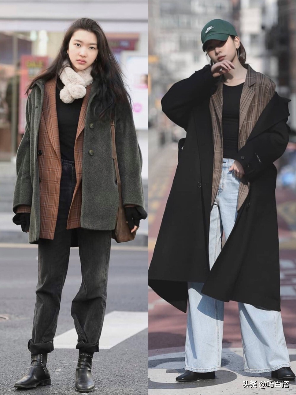 2020韩国街头简约穿搭街拍,韩国街拍穿搭夏季小个子